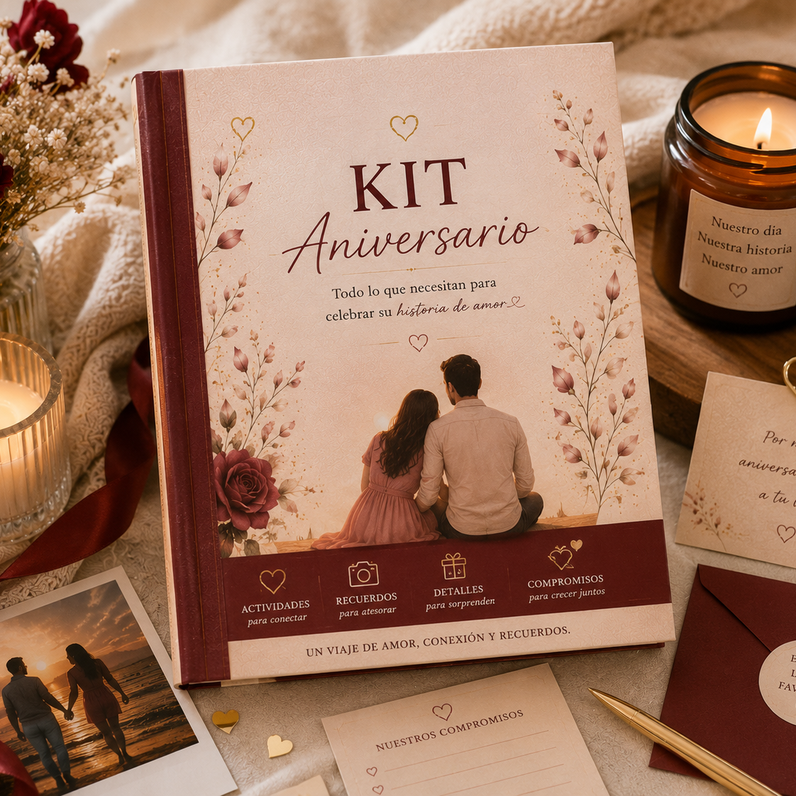 Kit Primer Aniversario | Álbum Romántico 🎞️