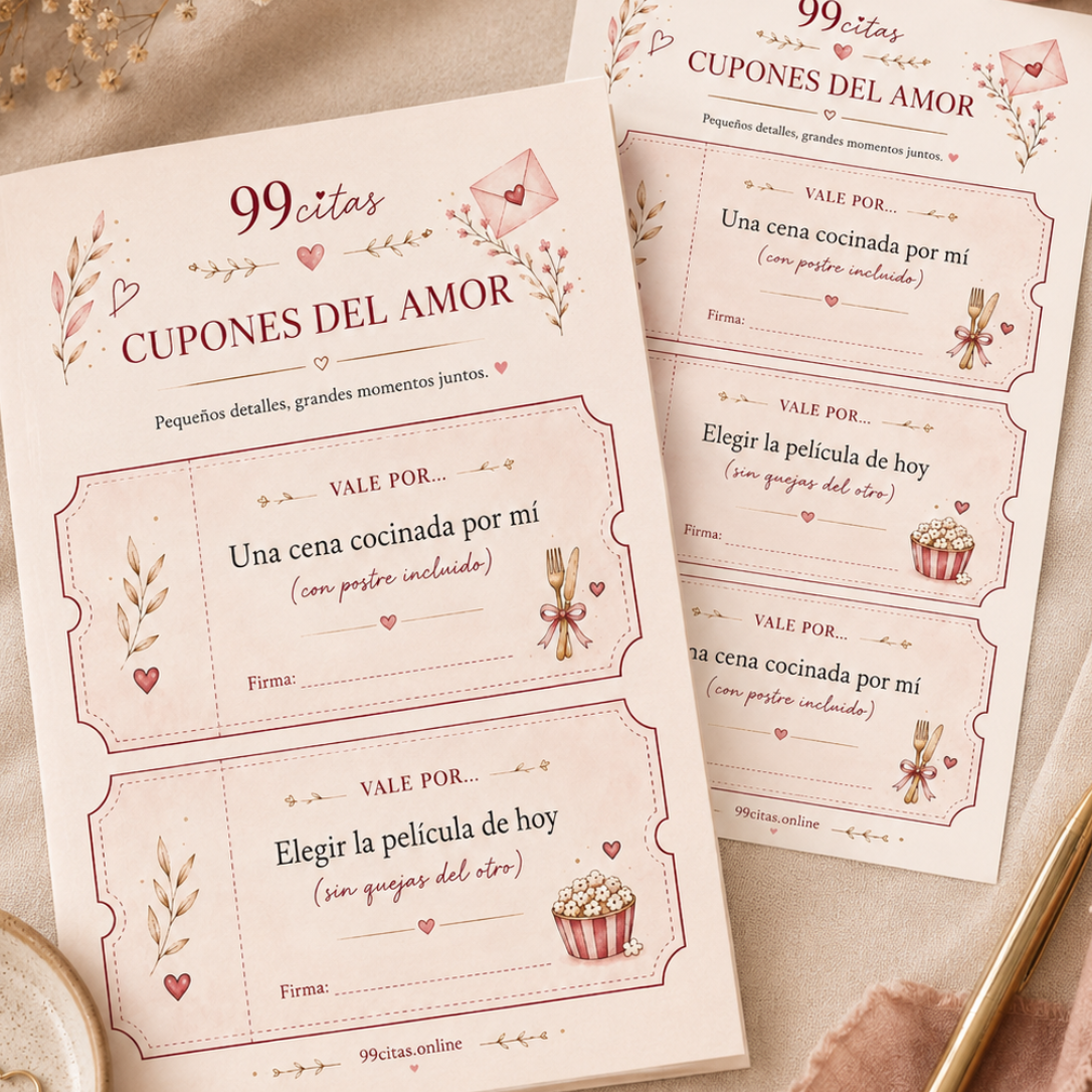 Juego GRATIS | Cupones del Amor 🆓