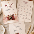 Juego GRATIS | Bingo de Fotos 🎞️