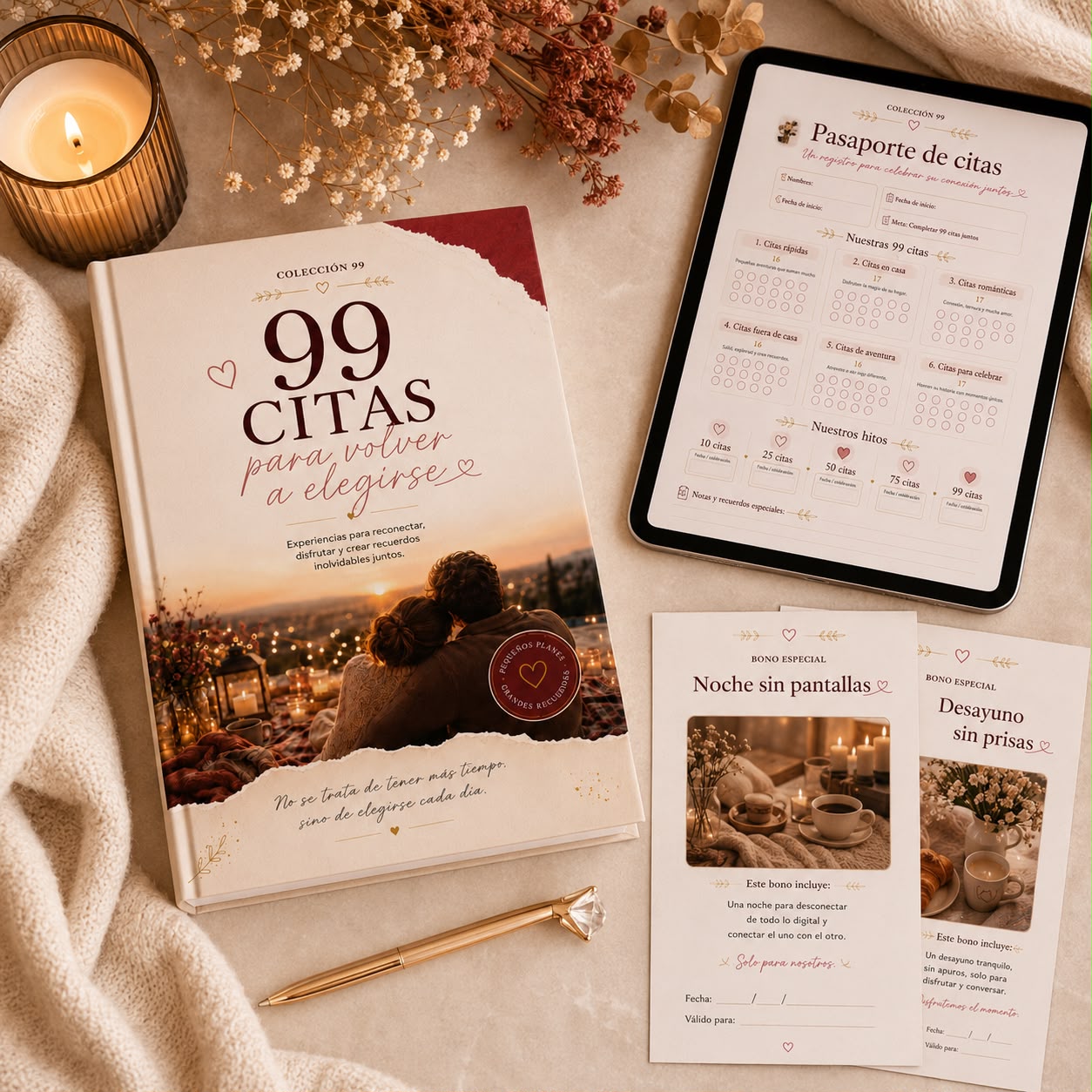 Ebook | 99 Citas para Volver a Elegirse + 12 regalos imprimibles 🎁